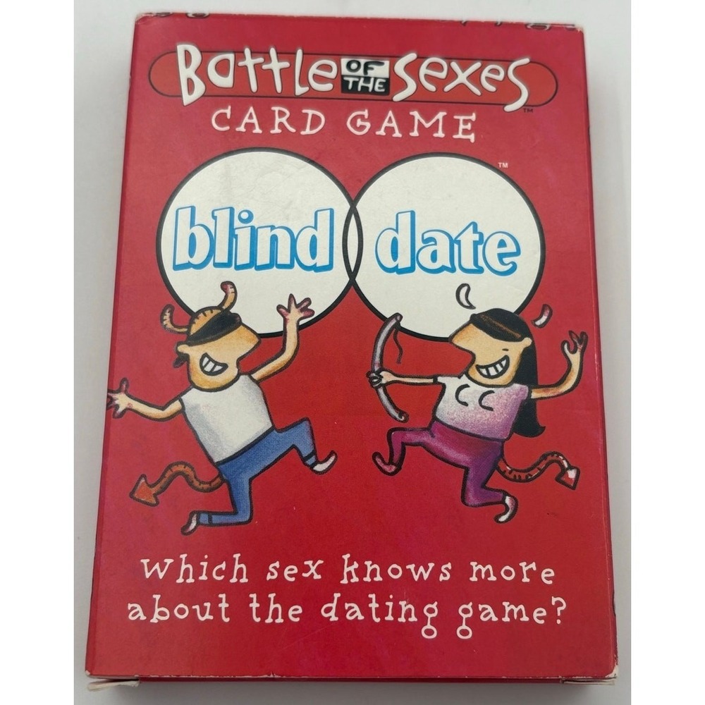 Battle of the Sexes Blind Date Card Game Imagination Entertainment 2004 Complete
